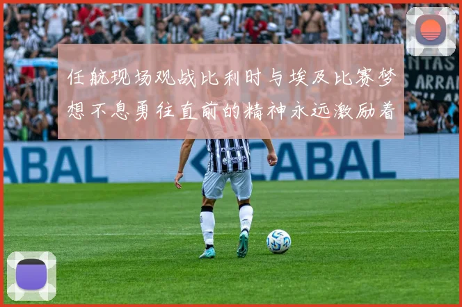 任航现场观战比利时与埃及比赛梦想不息勇往直前的精神永远激励着我们
